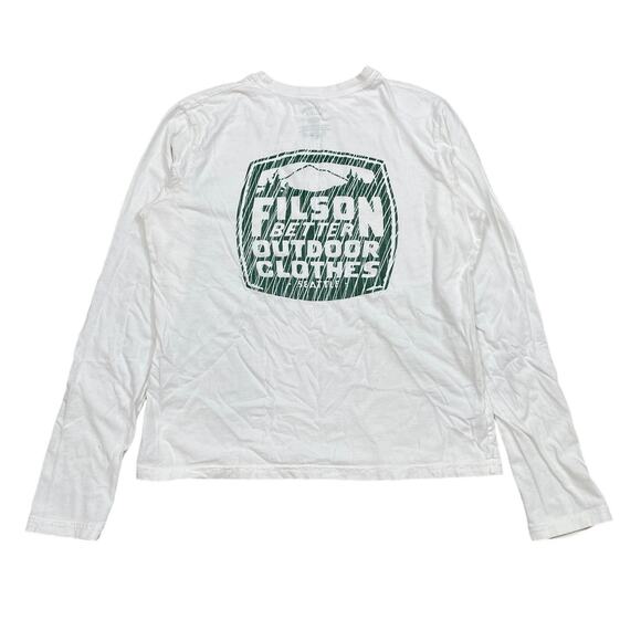 Filson Tops - CC Filson Co Buckshot Better Outdoors Long Sleeve T Shirt Women's M
